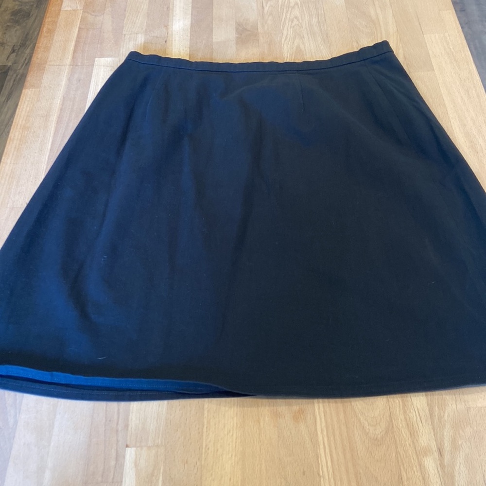 Piazza Sempione black cotton skirt size 46 Italian 10 US - Picture 6 of 8